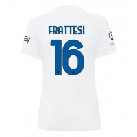 Inter Milan Davide Frattesi #16 Vonkajší Ženy futbalový dres 2023-24 Krátky Rukáv
